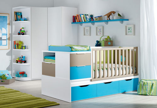 limba blau grün babybett designs für stilvolles interieur