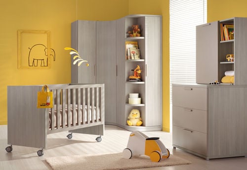 limba gelb grau babybett designs für stilvolles interieur