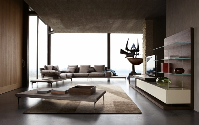 gestalten Sofa beige braun Wohnzimmer Möbel