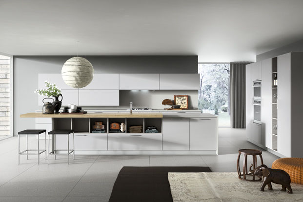 Moderne Kochinsel in der Küche - 71 perfekte Design Ideen