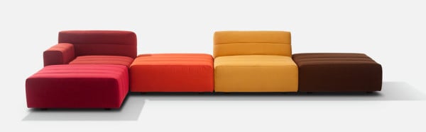 modulare verstellbare sofas sitzgruppe larva bunt