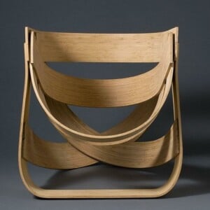 nachhaltiges Möbel Design Stuhl Bambus Holz