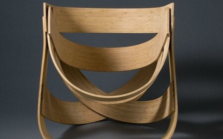 nachhaltiges Möbel Design Stuhl Bambus Holz