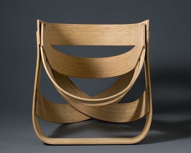 Möbel Design Stuhl Bambus Holz