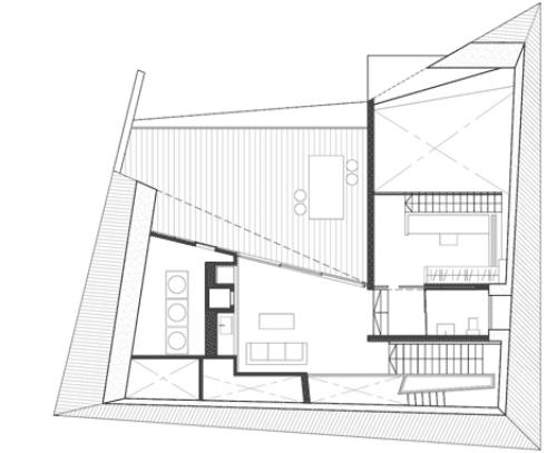 obergeschoss plan geometrische architektur von formwerkz