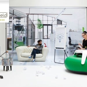 originelle günstige Büro Einrichtung Sofa aufblasbar