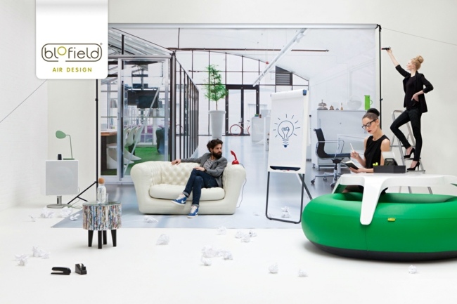 originelle günstige Büro Einrichtung Sofa aufblasbar