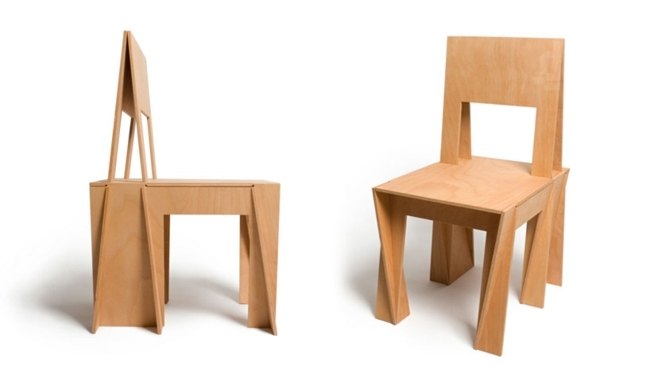 Stuhl selber machen Elemente Design Holz Möbel