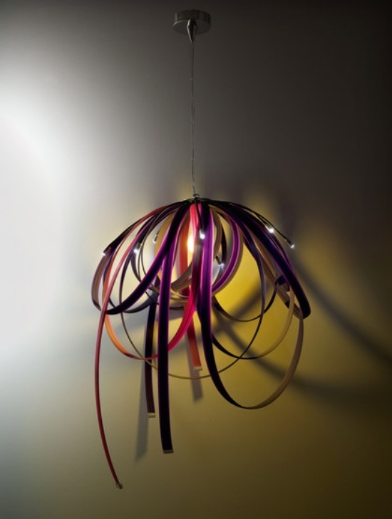 pendelleuchte lila fan tempo designer lampen von italamp