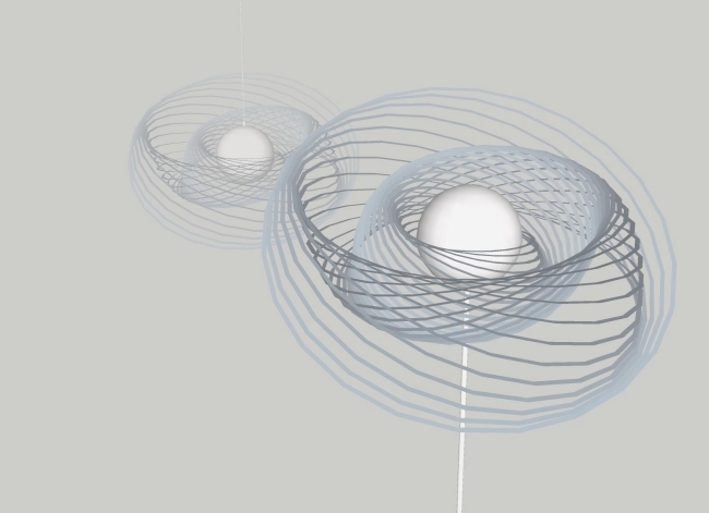 runde formen helio pendelleuchte design von bartek studio