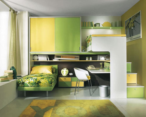 sangiorgio mobili gelb grün ideen für kinderzimmer mädchen und jungs