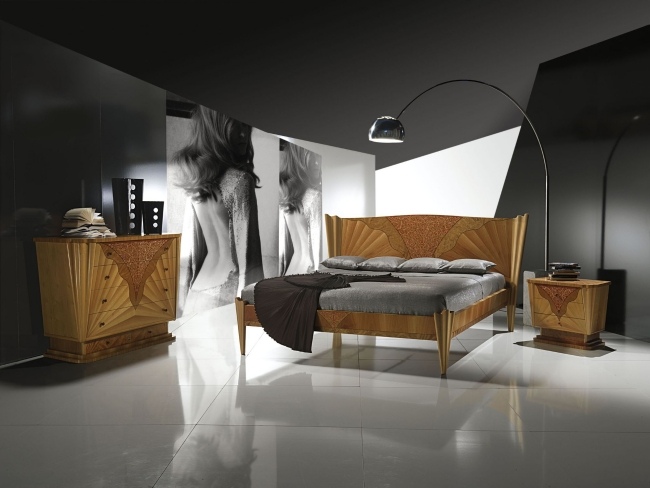 schlafzimmer möbel holz schnitzereien carpanelli contemporary