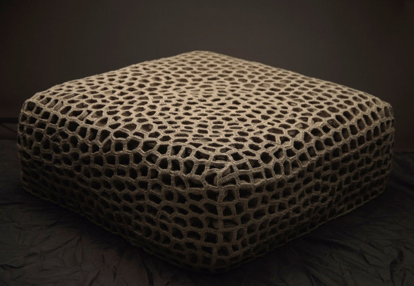 sitzkissen quadratisch gestrickte designer möbel von monomoka