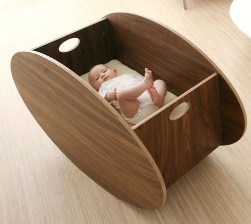 so ro runde form babybett ideen für stilvolles interieur