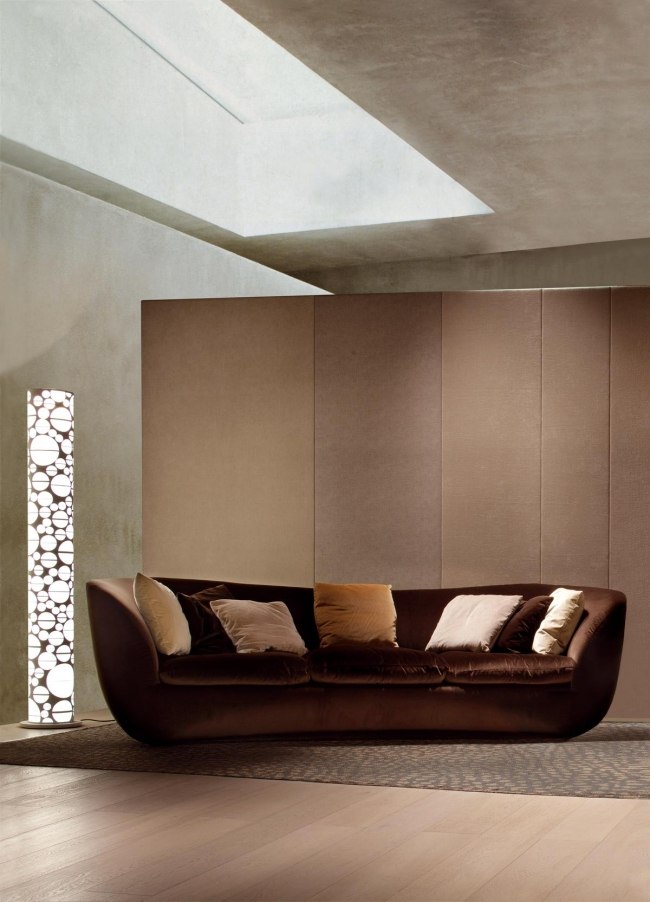sofa braun designer sitzmöbel von borbonese casa
