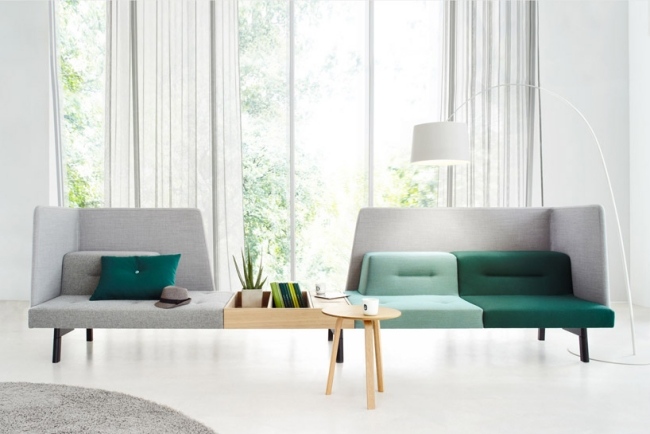 sofa kaffeetisch das docks modulare möbelsystem von ophelis