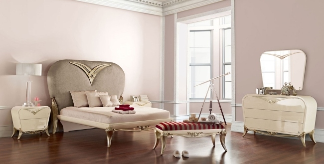 spacium schlafzimmer möbel beige creme renaissanse