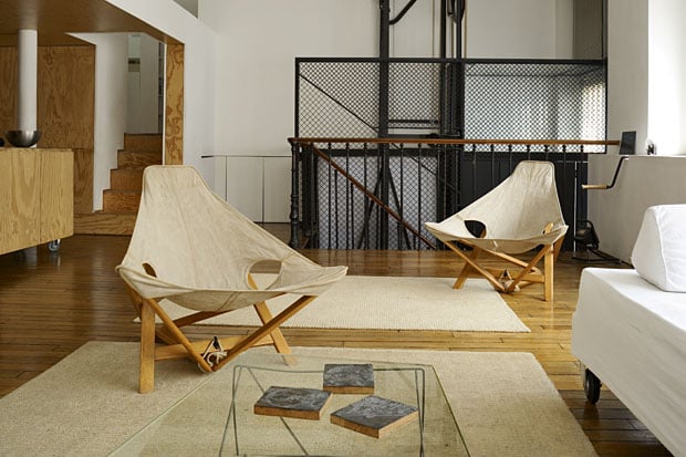 sperrholz stühle Chartier Corbasson architects paris appartement