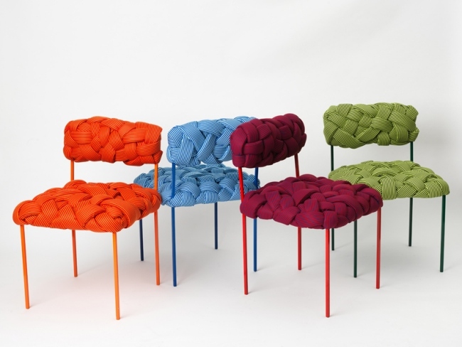 stuhl designs gewebtes sitzmöbel design von humberto damata