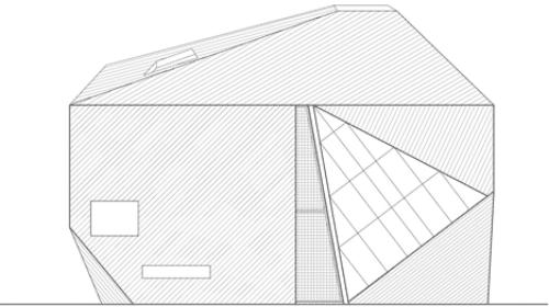 zeichnung fassade geometrische architektur von formwerkz