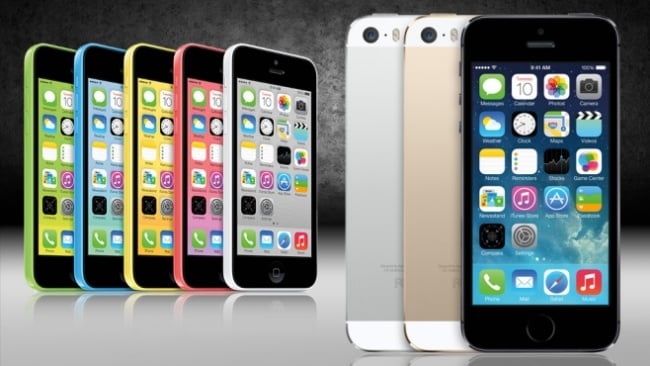 Apple-Produkte 2013-iPhone Serie-Modelle-5s 5c exklusiv
