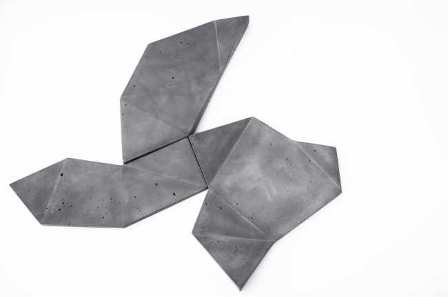 Beton Haushaltswaren-Kollektion Teller Schüssel Origami