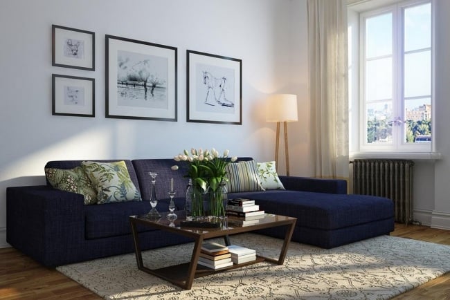 Chic und gemütlich Wohnzimmer-Wohnideen 3d NW interior Design Studio