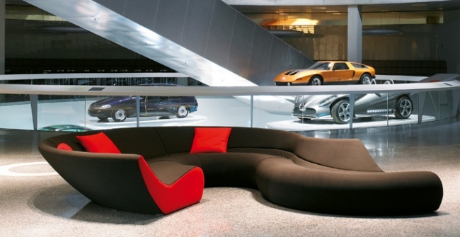 Circle-Sofa Set Mercedes-Benz Museum-Stuttgart Walter Knoll UNStudio