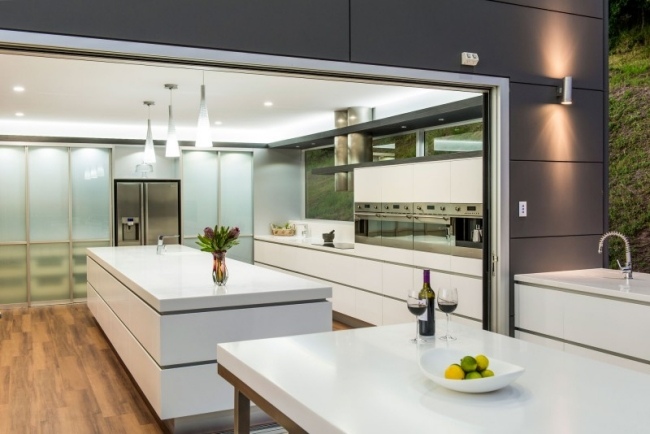 Designer Küche kim duffin australien tisch terrasse