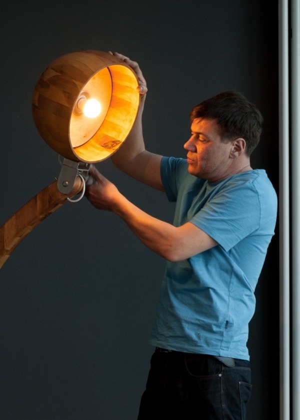 Designer Leuchte drehbarer Lampenschirm-Woobia ABADOC Poland