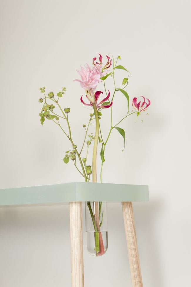 Designer Schreibtisch-moderne Formgebung-integrierte Blumenvase Tischlampe