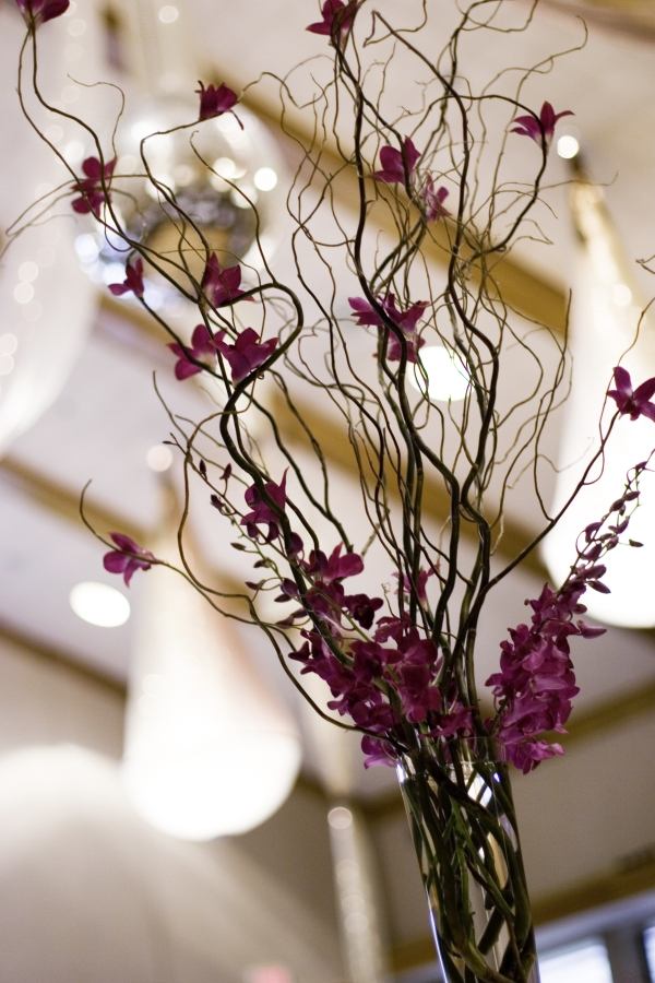 Elegante Dekoration-Herbststrauß Blüher-lila Ideen-Arrangement