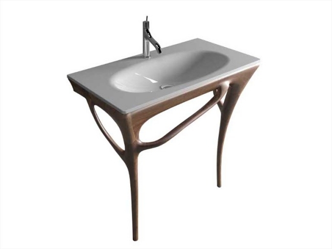 Ergo italieniesche Möbel-für Badezimmer-rustikal Fuß-Keramik Waschbeckentisch