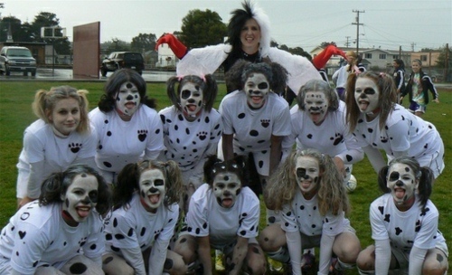 Mannschaft 101 Dalmatiner Kostüme Schminke Halloween