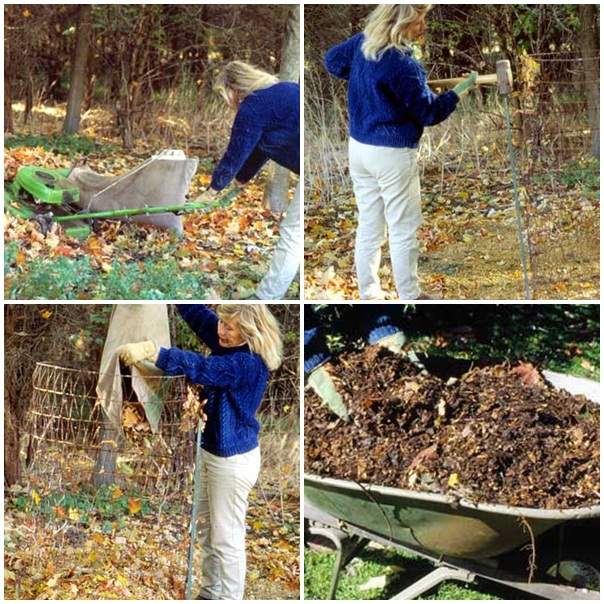 Garten Kompost selber vorbereiten Mulch