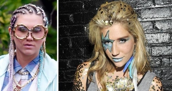 Promis Halloween Ideen Frisur Schminke Accessoires Inspiration Kesha