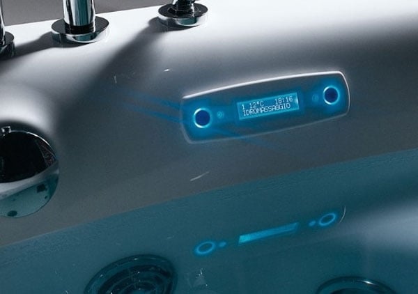 Hi-Tech Badezimmer-Ausstattung Designer-Wanne Acryl-Hydromassage Kontrol Paneel