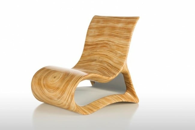 Holz Stuhl vorne moderne Möbel 