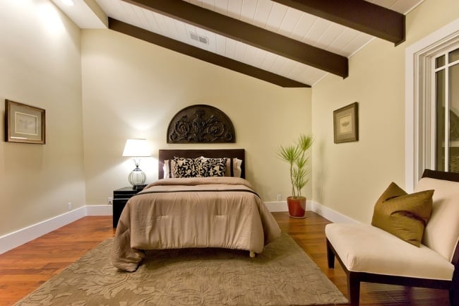 Interior Design-Schlafzimmer mit Dachschräge-einrichten ideen mark pinkerton