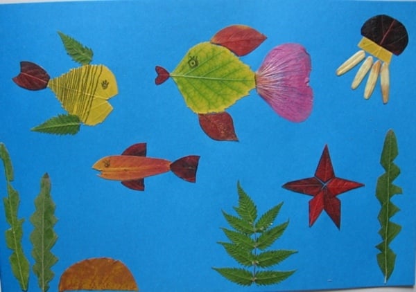 Kindermalerei Fische See Bild Ideen