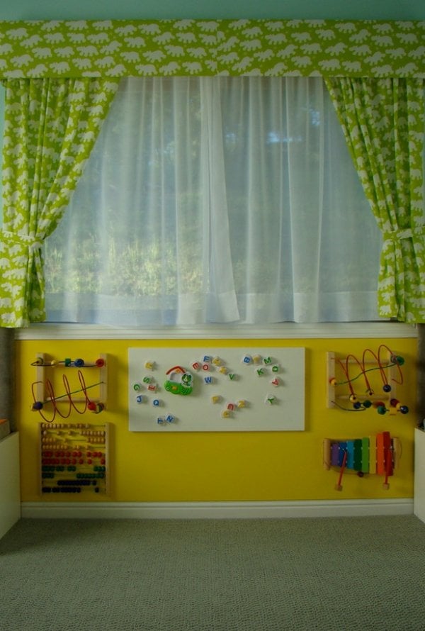 Kinderzimmer Pinnwand Accessoires Spielzeuge Spielplatz Ideen-Gestaltung