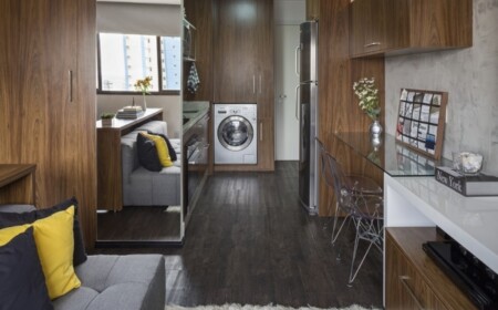 Kleine Wohnung Ideen Raumkonzept Funktionale Möbel Klappbar einziehbar
