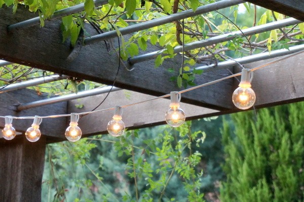 Lichterketten beleuchtung Dekorativ Außenbereich Patio-Gartenideen 