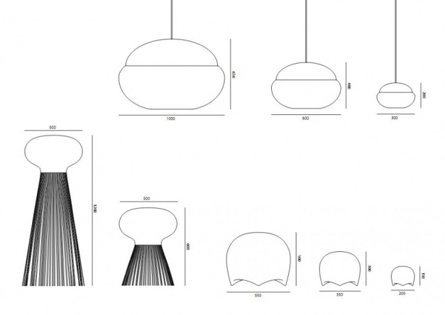 Lichtkörper Design-Ideen Natur Inspirierte-Formen Korbgeflecht