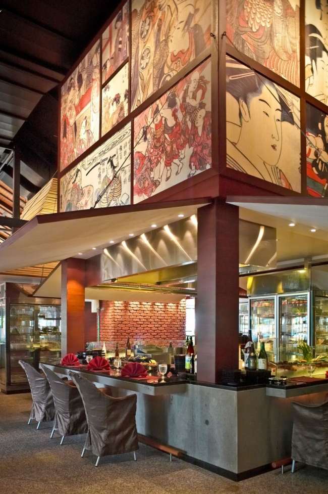 Luxus-Resort Restaurant Bar Malaysia Küche-Pangkor Laut-Insel