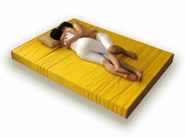 Stützen Bett Design Idee
