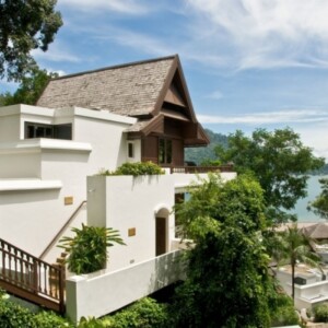 Moderne Villa-am Hand-MIt Ozeanblick-Pangkor Laut-Resort Luxus Top Reiseziel
