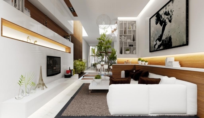 Einrichtung Wohnung französischer-Stil 3d-Visualisierung-Anhle Arc
