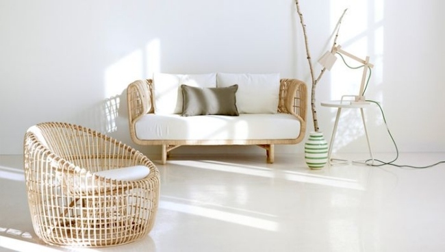 Rattan-Stuhl Sofa-Lounge Bereich-Einrichtung umweltfreundlich Design modern