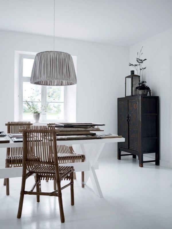 Skandinavische Möbel Interieur Pendelleuchte-Schrank vintage-Stuhl Design